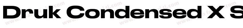 Druk Condensed X Sup字体转换